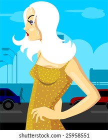  Young adults color background	