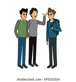 young adults having a conversation icon image 