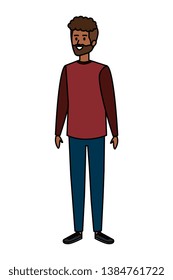 young african man avatar character