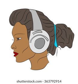 young african woman