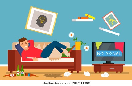 657 Messy living room Stock Vectors, Images & Vector Art | Shutterstock