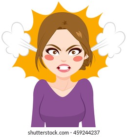 Image result for free cartoon image of a woman drinking coffee and pissed off