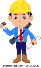 young architect cartoon
