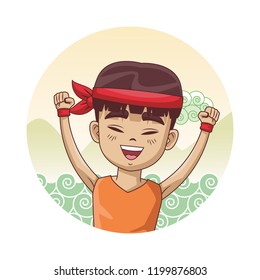 Young asian man
