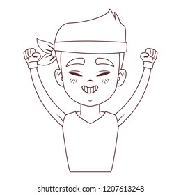 Young asian man