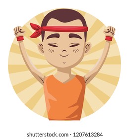 Young asian man