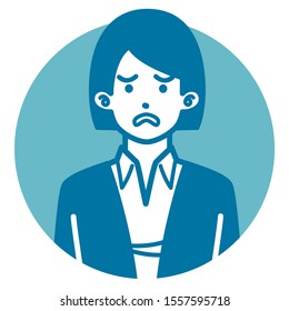 
Young asian woman office worker