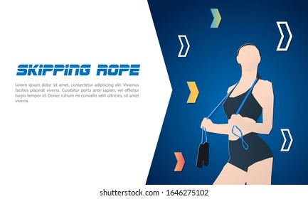 junger Athlet mit einem Skiteil. Vektorillustration-Illustrationskonzept