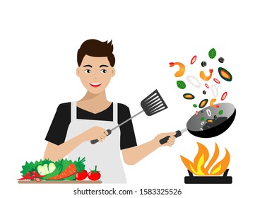 cooker man clipart face