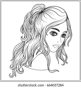 293 Realistic Girl Coloring Pages Images, Stock Photos & Vectors ...