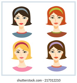 young beautiful women