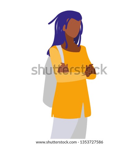 young black boy student modeling