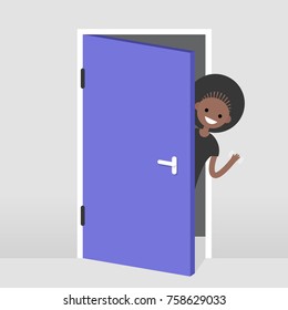 Leaving Door Cartoon High Res Stock Images Shutterstock