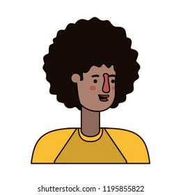 young black man avatar character
