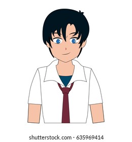 young boy anime manga student image