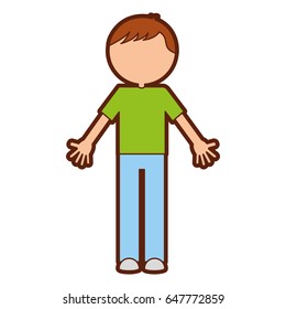 young boy avatar character