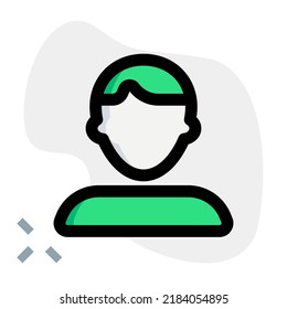 Young boy avatar with side part haircut