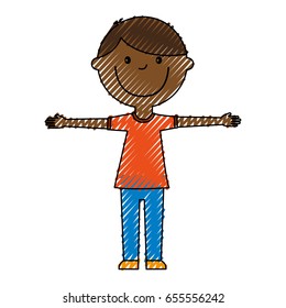young boy black avatar character