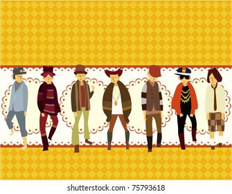 young boy card