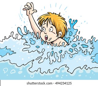 1,016 Cartoon child drowning Images, Stock Photos & Vectors | Shutterstock