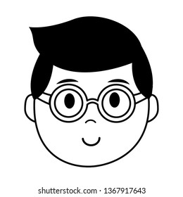 young boy face