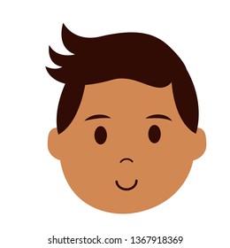 young boy face