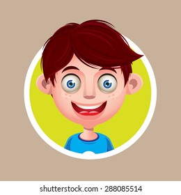 Young boy Gappy face