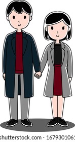 niño y niña (amante, pareja)