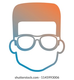 young boy with glasses