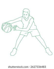 Young boy playing basketball Young boy playing basketball