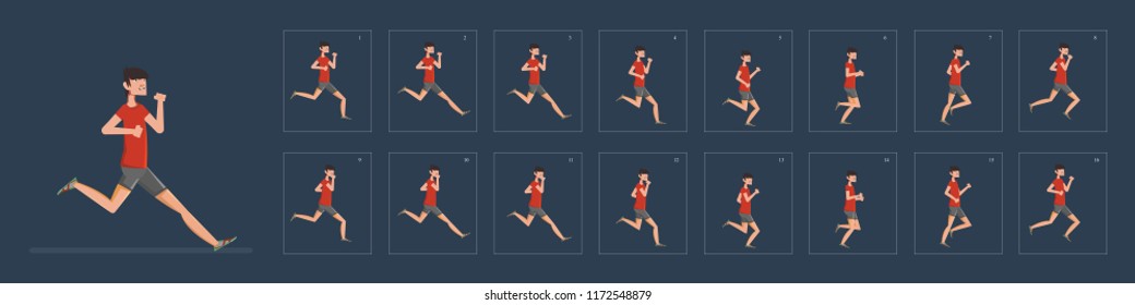 42 Jogging Sprite Sheet Images, Stock Photos & Vectors | Shutterstock