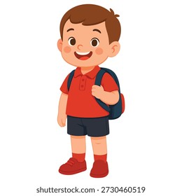 Muchacho joven en uniforme escolar