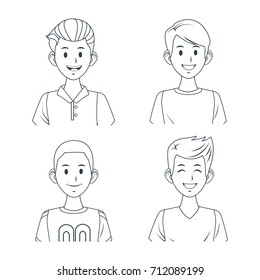 Young boys cartoon