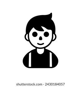 Young Brother icon in vector. Logotype
