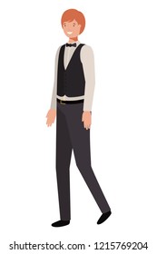 young business man avatar character