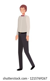 young business man avatar character
