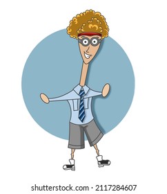 young business man with neat and cool style