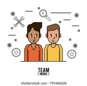 Young business teamwork