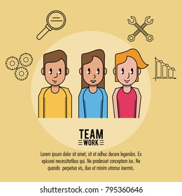 Young business teamwork