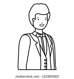 young businessman avatar character