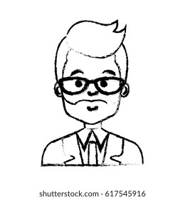 young businessman avatar character
