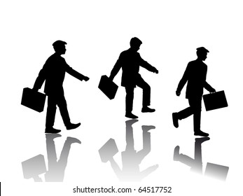 young businessman group