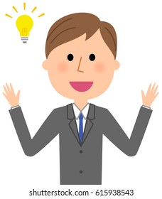 Young businessman,Inspiration