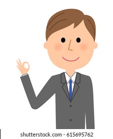 Young businessman,OK