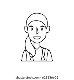 young businesswoman avatar character