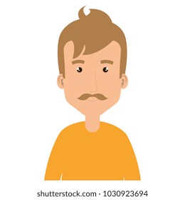 young and casual man avatar character