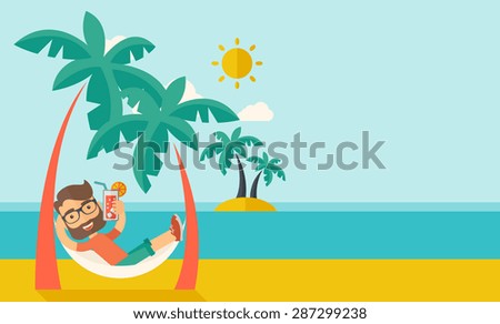 Similar – Image, Stock Photo palm beach Sand