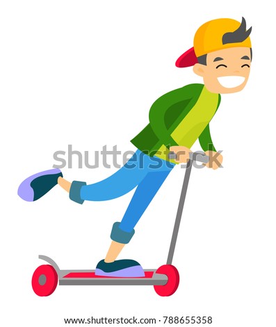 Similar – Image, Stock Photo scooter Lifestyle Joy