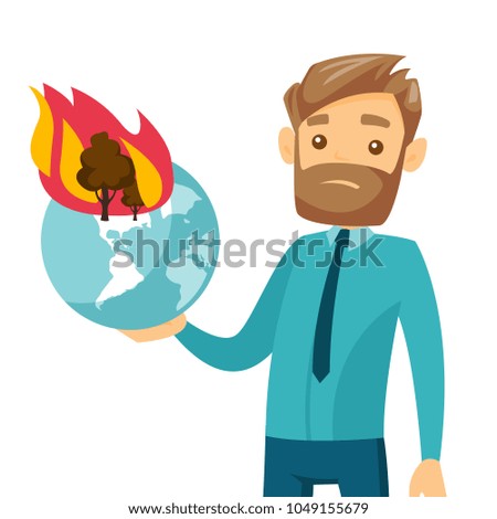 Similar – Image, Stock Photo it burns Environment