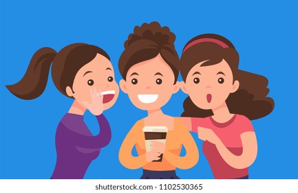 Gossip Cartoon Hd Stock Images Shutterstock